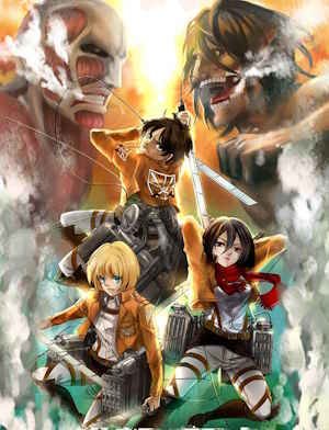 Attack on Titan fan art cover pic by techgnotic on deviantart