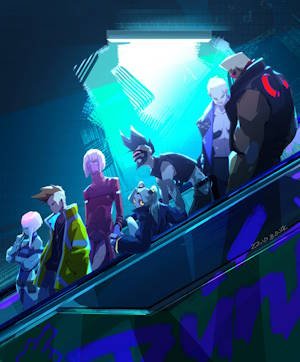Cyberpunk Edgerunners fan art cover pic by VK_wenqi