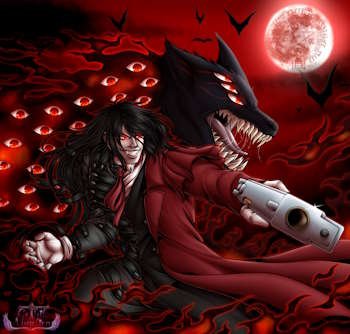 Hellsing fan art cover pic by gothikangelica of deviantart