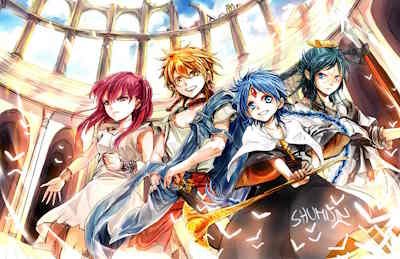 Magi The Labyrinth of Magic fan art cover pic by Meliback