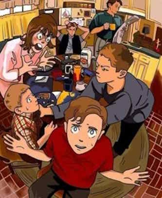 Malcolm in the Middle fan art cover pic